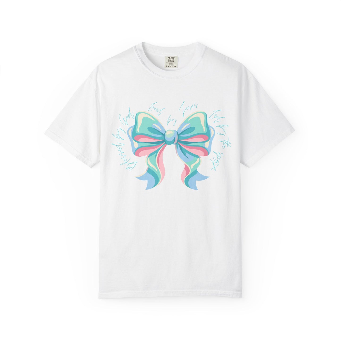 Pastel Ribbon Bow T-Shirt — Cute Gift-Ready Graphic Tee