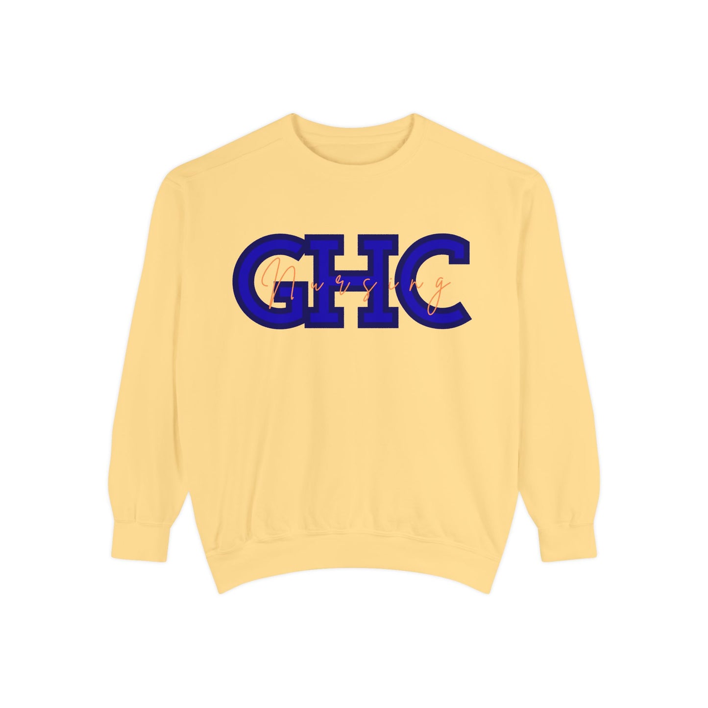 GHC Retro Lettering Sweatshirt — Classic Collegiate Logo Pullover