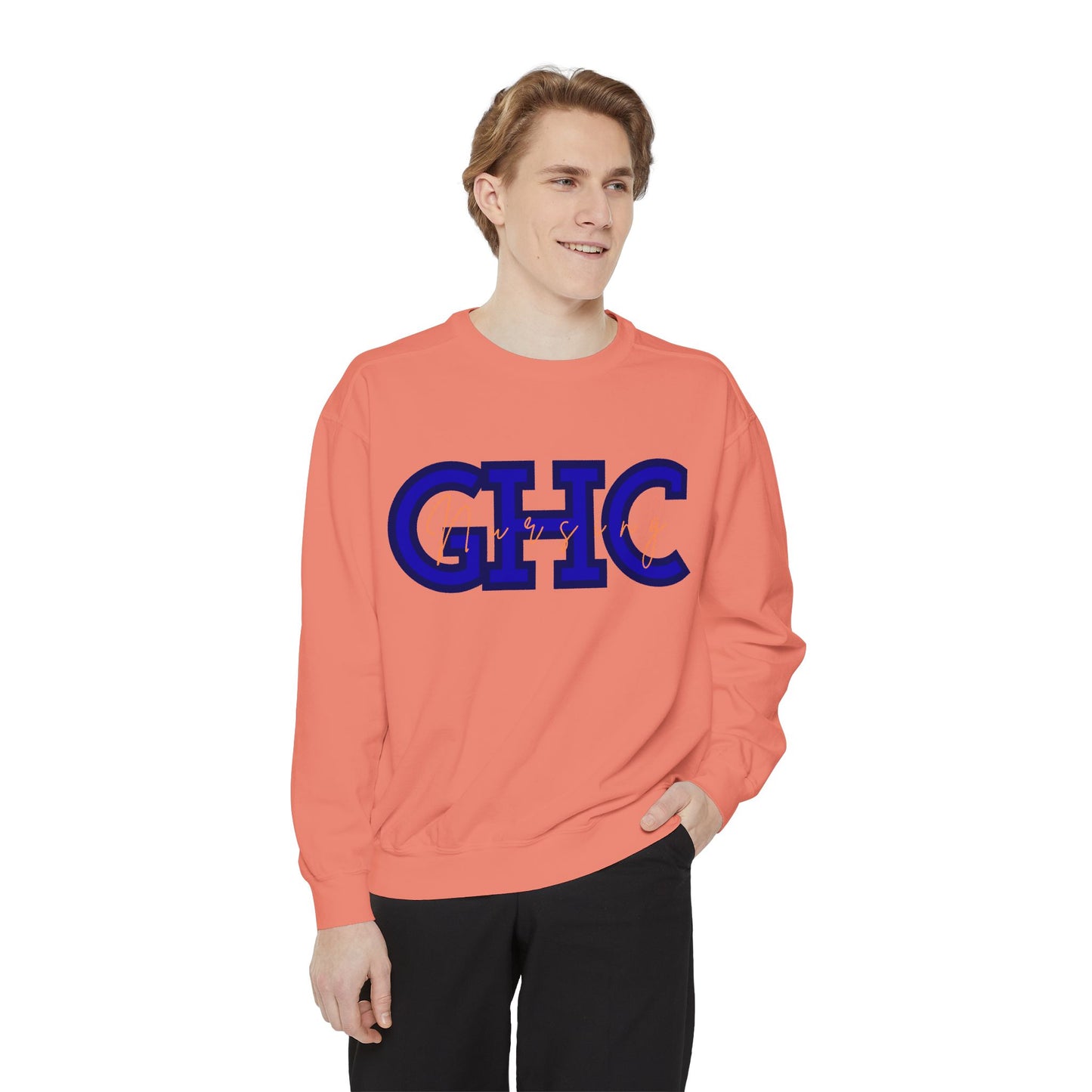 GHC Retro Lettering Sweatshirt — Classic Collegiate Logo Pullover
