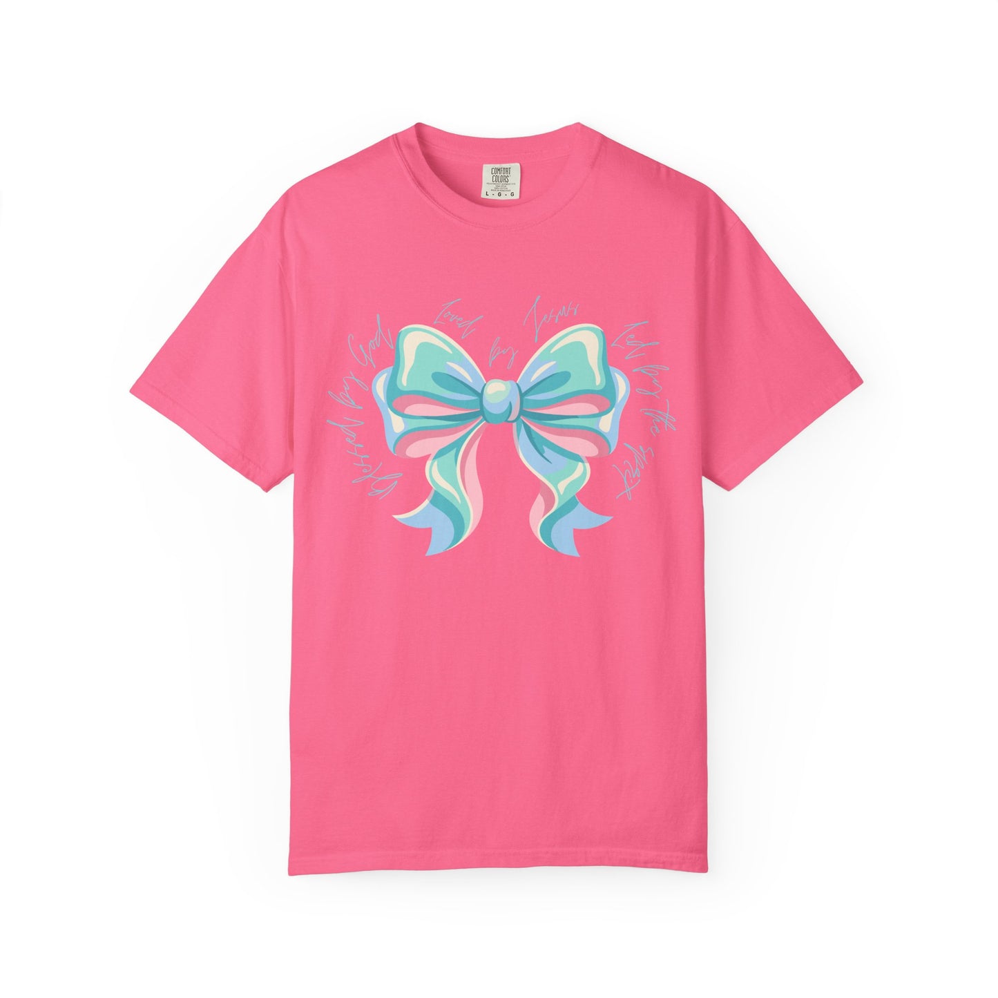 Pastel Ribbon Bow T-Shirt — Cute Gift-Ready Graphic Tee