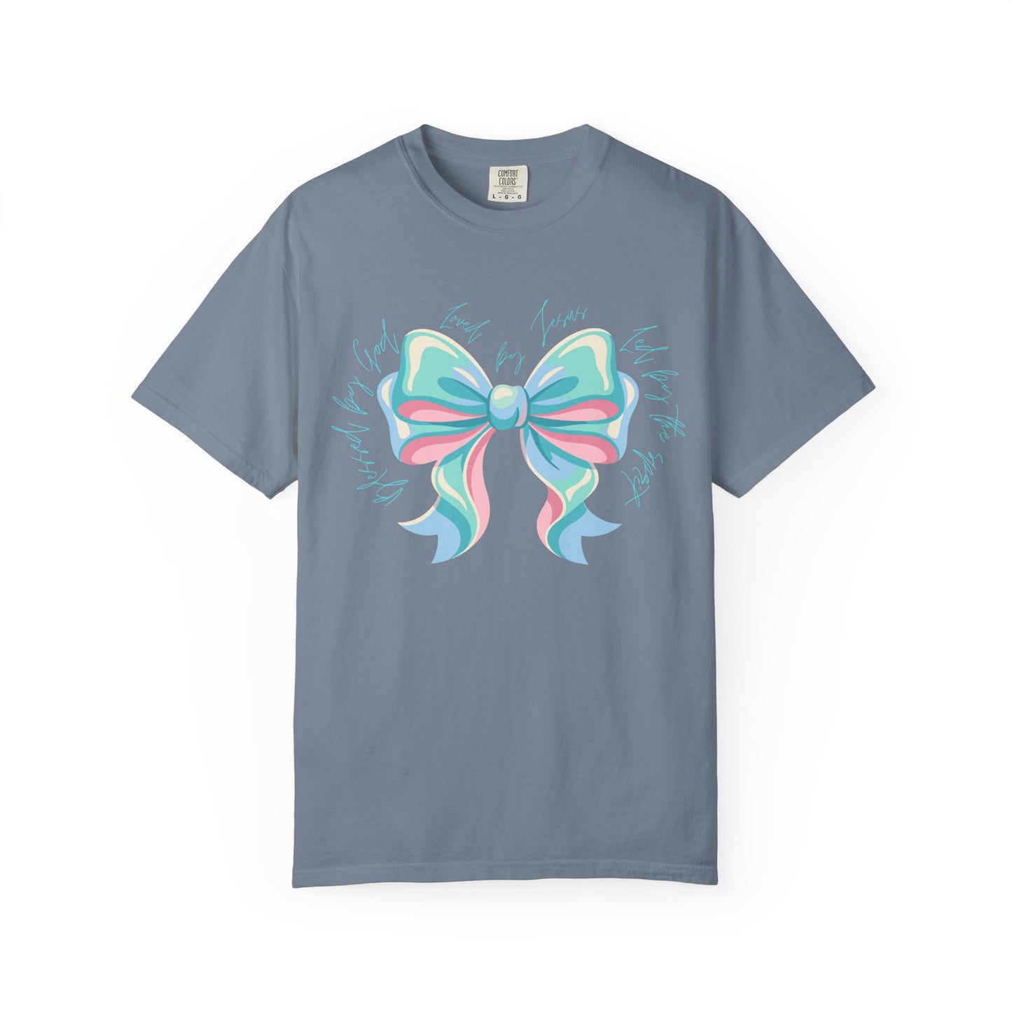 Pastel Ribbon Bow T-Shirt — Cute Gift-Ready Graphic Tee