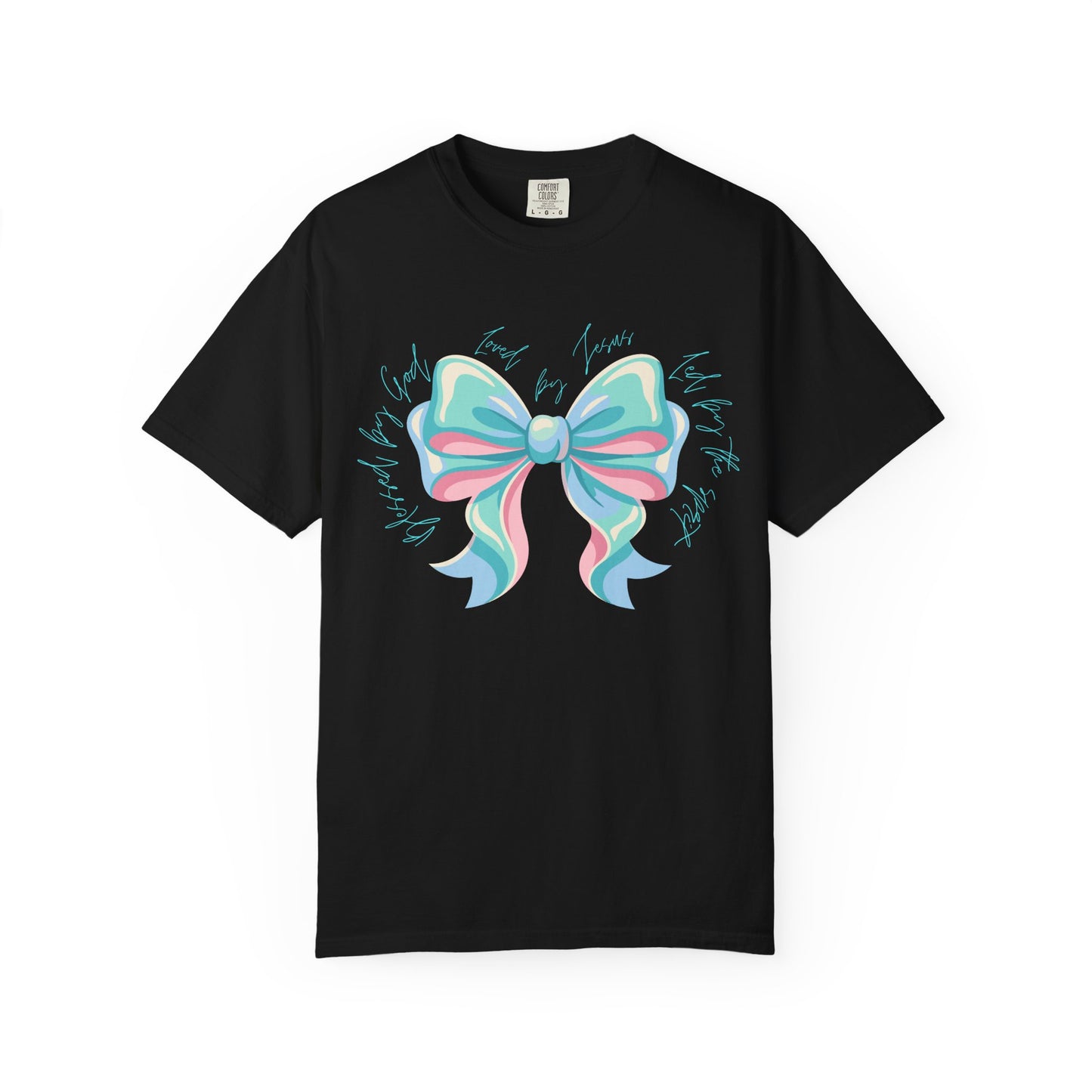 Pastel Ribbon Bow T-Shirt — Cute Gift-Ready Graphic Tee